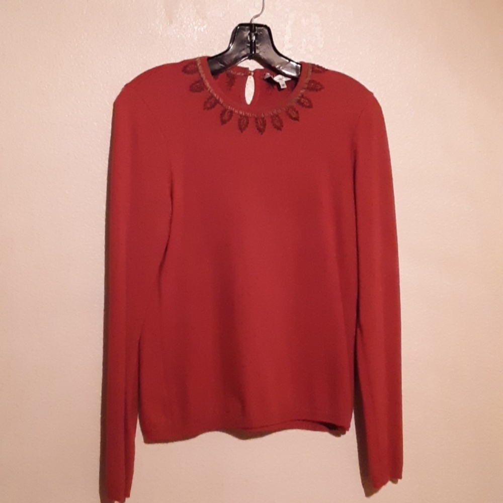 Red sweater